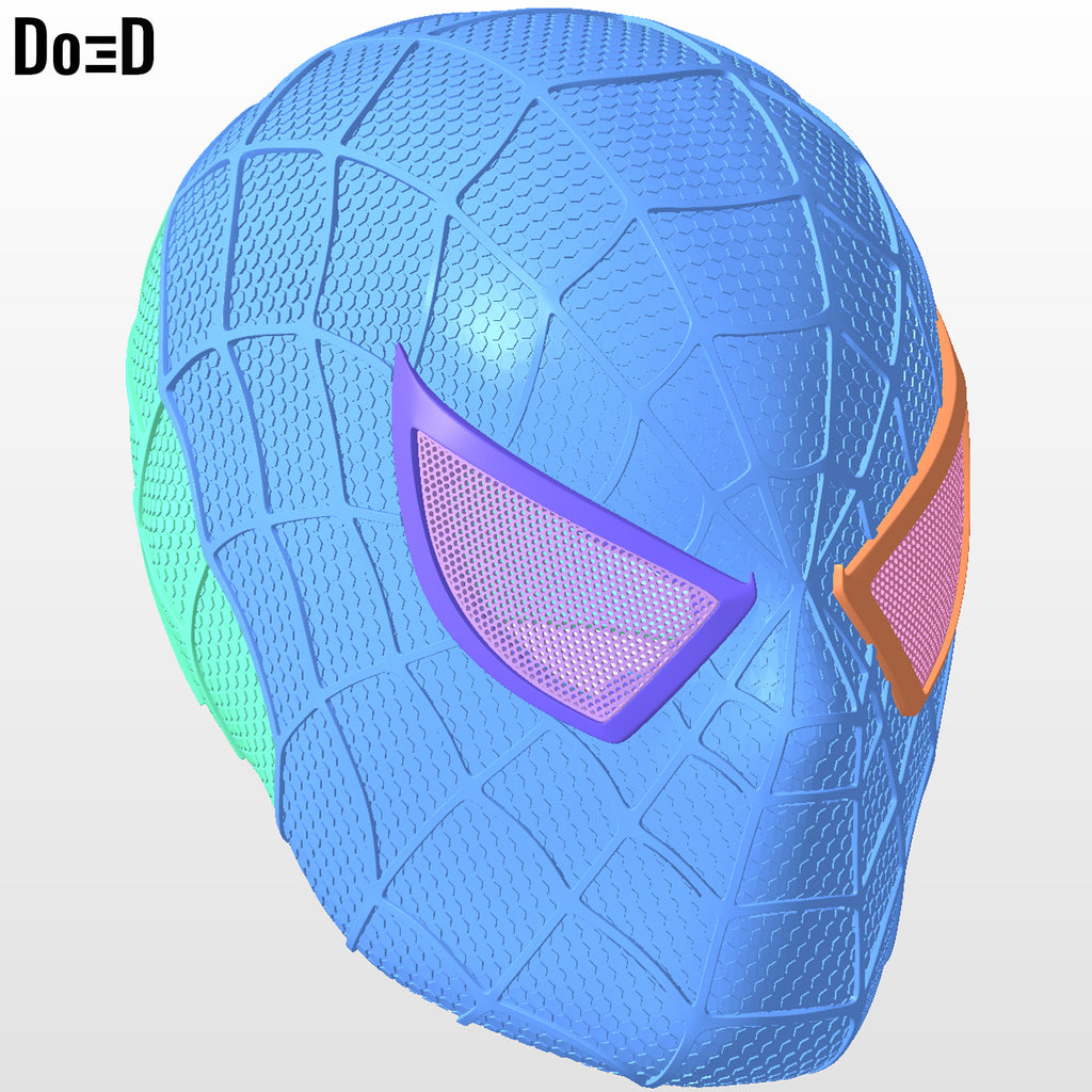 Spider-Man 2002 Raimi Mask Face Shell Helmet | 3D Printable Model STL File #4128