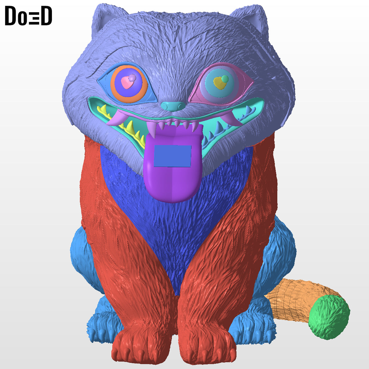 Derpy Tiger KPop Demon Hunters Any Scale Figure 3D Model STL File #DT91