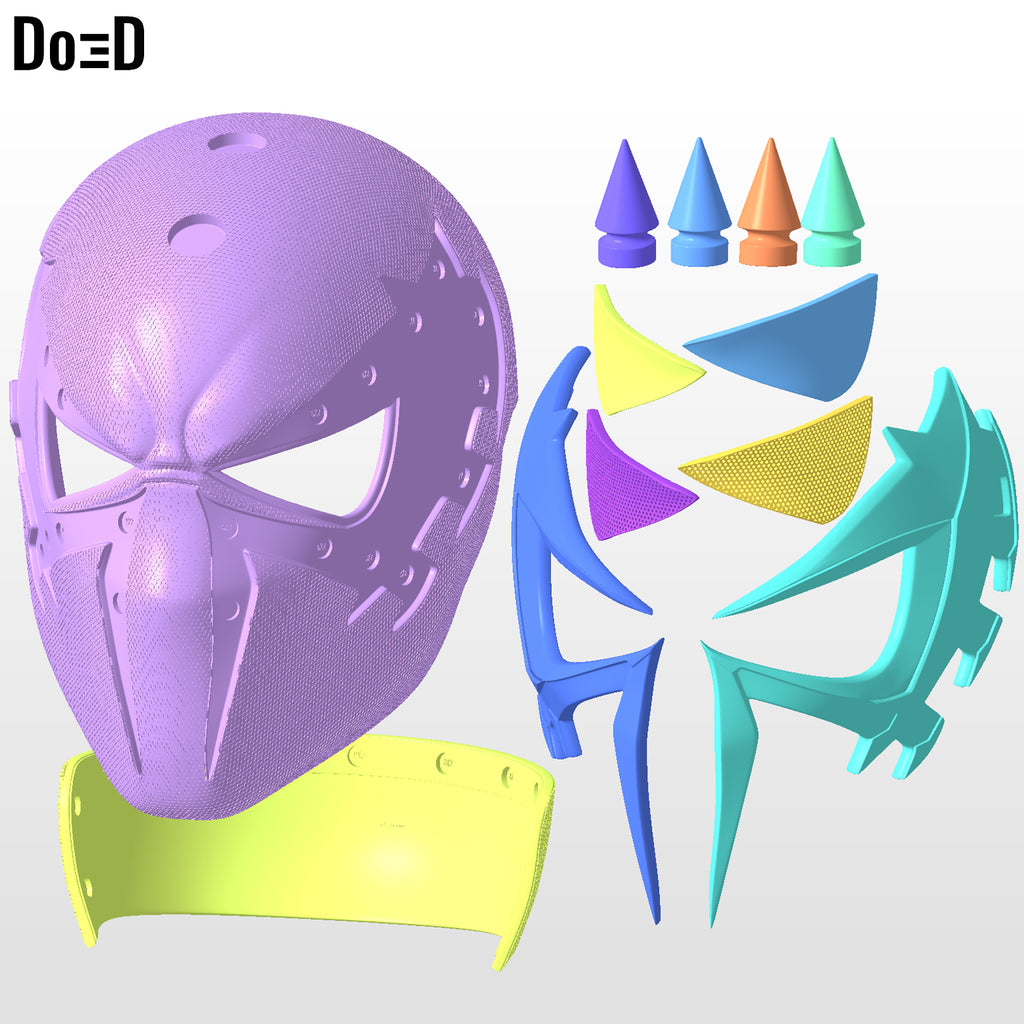 Spider-Punk 2099 Helmet DEX Version PS4  spider man | 3D printable model #SM15