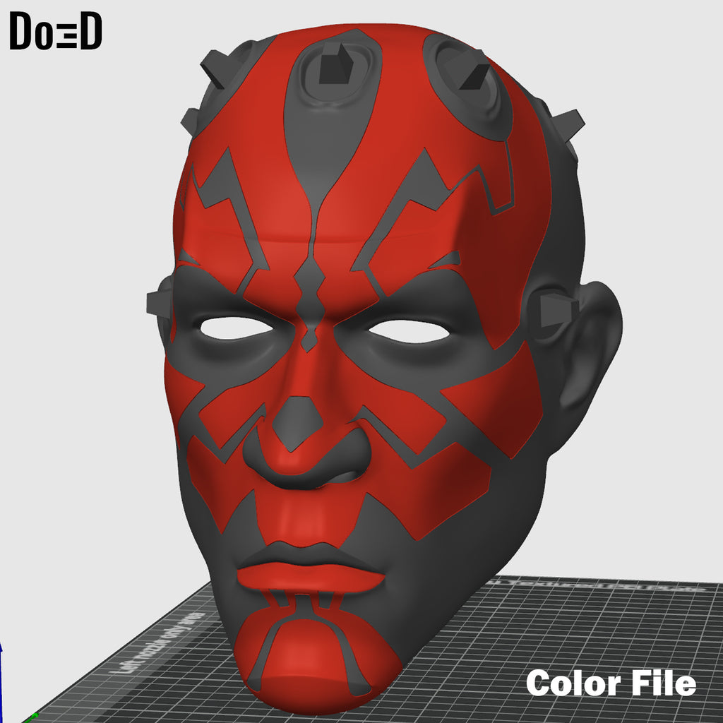Maul Shadow Lord Helmet Star Wars | 3D Printable Model Print STL File #MS472