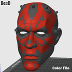 Maul Shadow Lord Helmet Star Wars | 3D Printable Model Print STL File #MS472