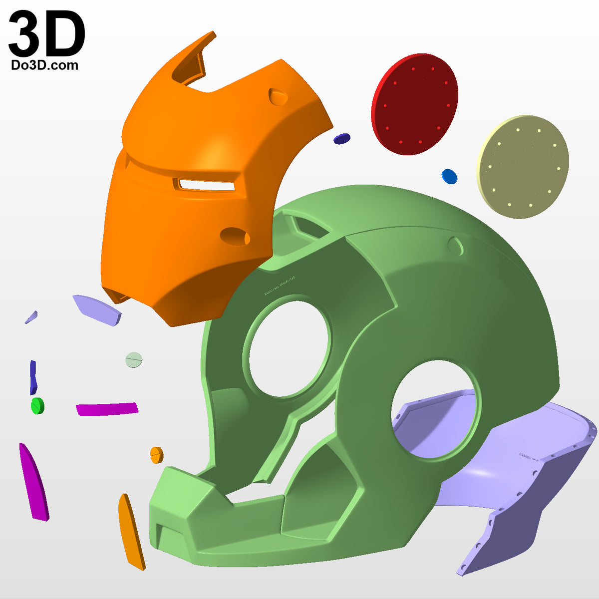 Scuba Iron Man 3 Helmet Mark XXXVII MK 37 | 3D Printable Model #SC31