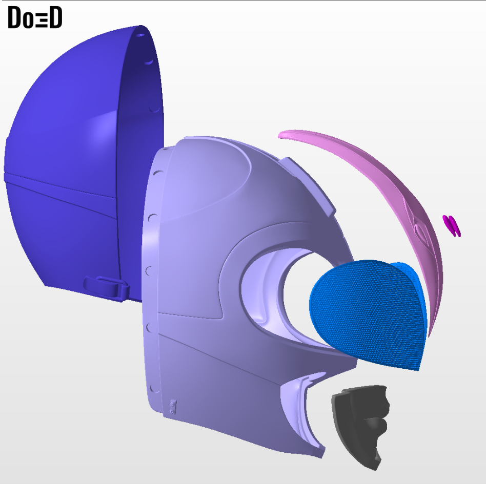 Pink Ranger Helmet Mighty Morphin Power Rangers MMPR | 3D Printable Model #1222