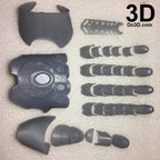 Thanos Infinity Gauntlet V1 | 3D Model Project #398