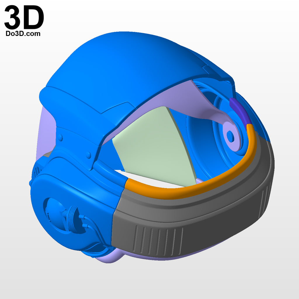 Rey's Training Helmet Star Wars Rey and D-O , 3D Printable Printable Model #6344