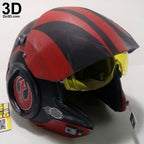 X-Wing Resistance Pilot Poe Dameron Helmet Star Wars TFA, 3D Model Project #244