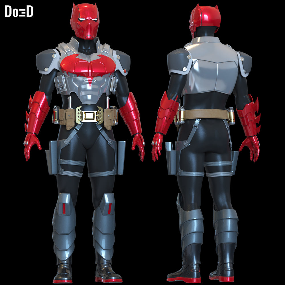 Red Hood finished full-body armor