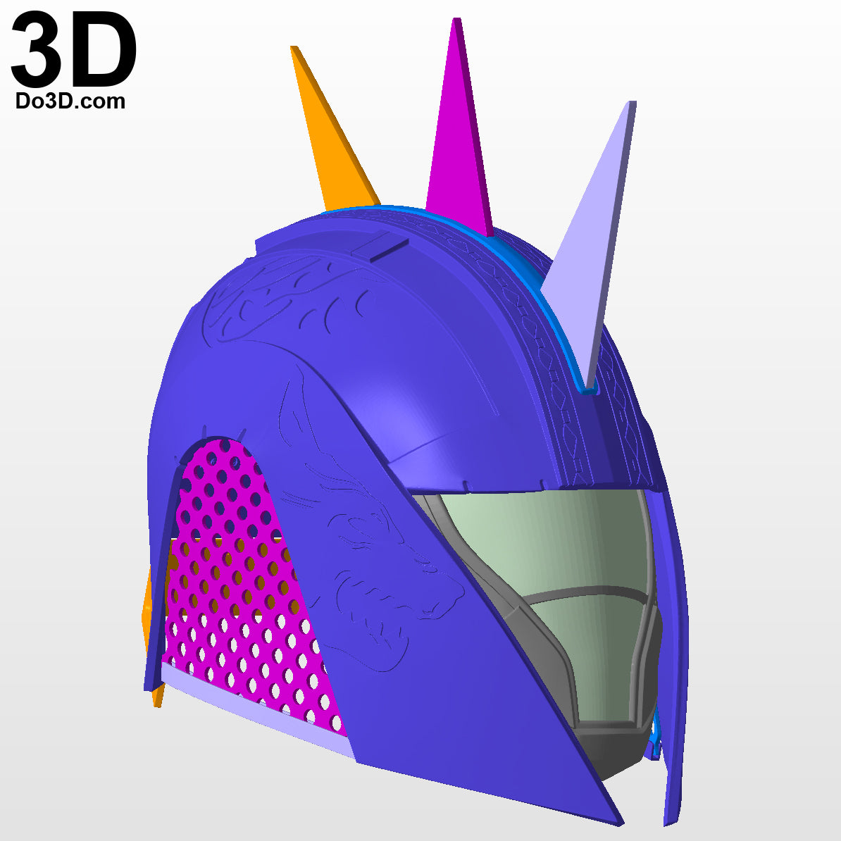 Iron Camelot Hood Helmet from Destiny | 3D Model Project #849