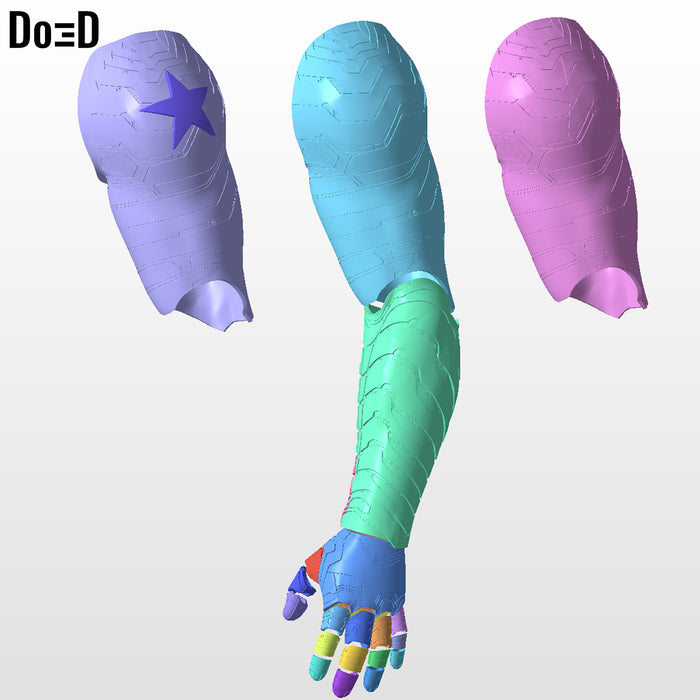 Winter Soldier Arm Classic Bucky Cosplay  |  3D Printable Model #267