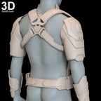 Captain America Endgame Upper Body Armor set | 3D Model Project #6563