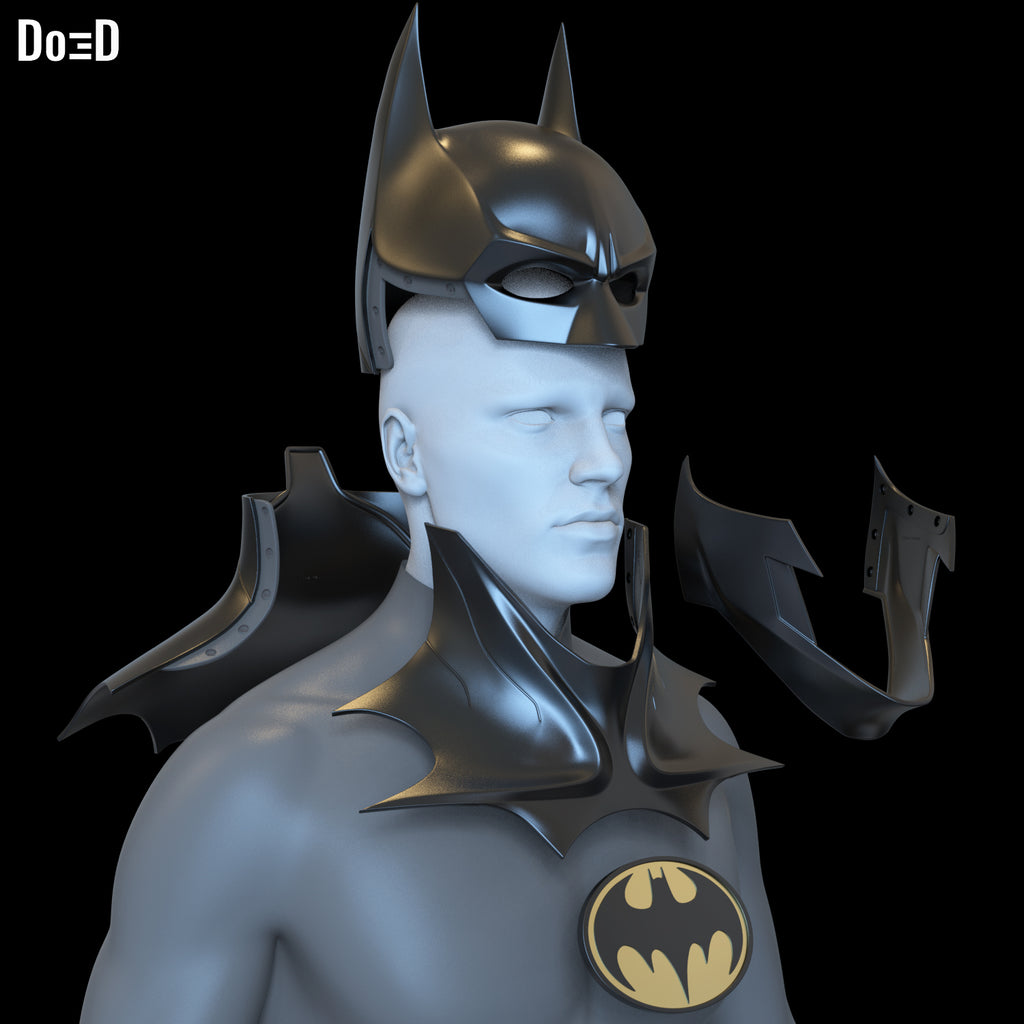 Batman 2023 Cowl Michael Keaton Helmet The Flash 3D Printable Model File STL #B1