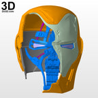 Iron Man Mark L MK 50 Damaged Smashed Helmet Endgame 3D Printable Model #5385