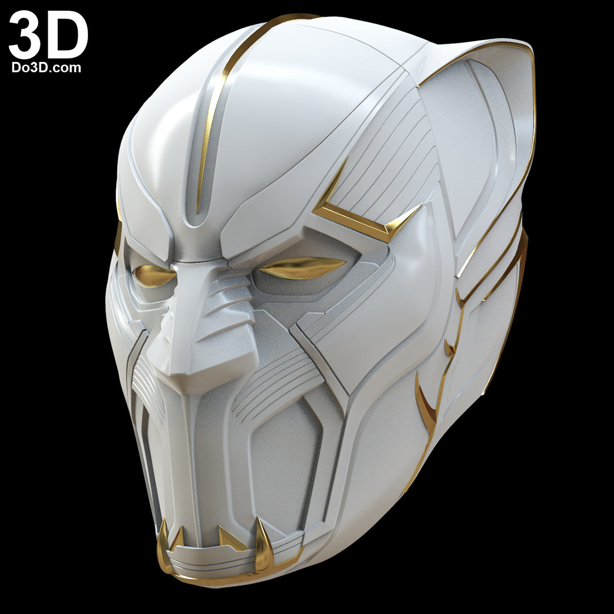 Tchaka King T'Chaka Helmet Black Panther 2018 3D Printable Model STL File#4266