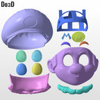 Bundle: Super Mario Movie Helmets Luigi Mario | 3D Printable Model #BSMM02