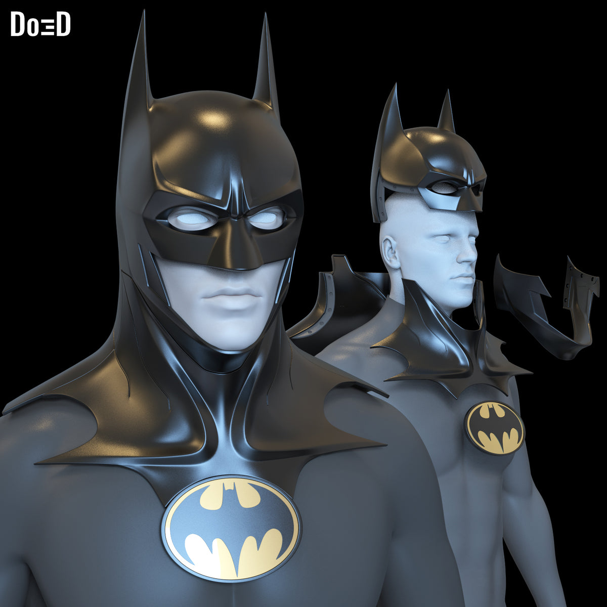 Batman 2023 Cowl Michael Keaton Helmet The Flash 3D Printable Model File STL #B1