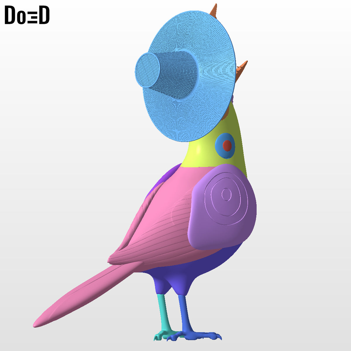 Sussy Bird Screaming Figure KPop Demon Hunters Any Scale 3D Model STL File #SS32
