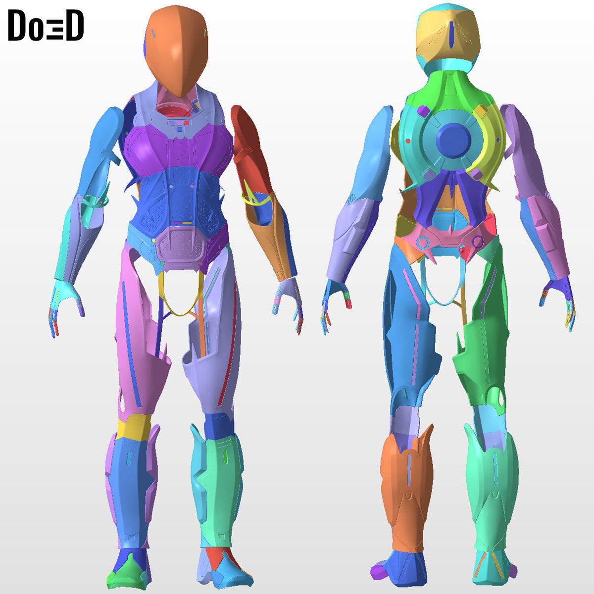 Rinzler Suit Tron Legacy Armor | 3D Printable Model STL Print #A599