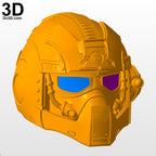Anthony Carmine Helmet From Gears Of War | 3D Model Project #5557