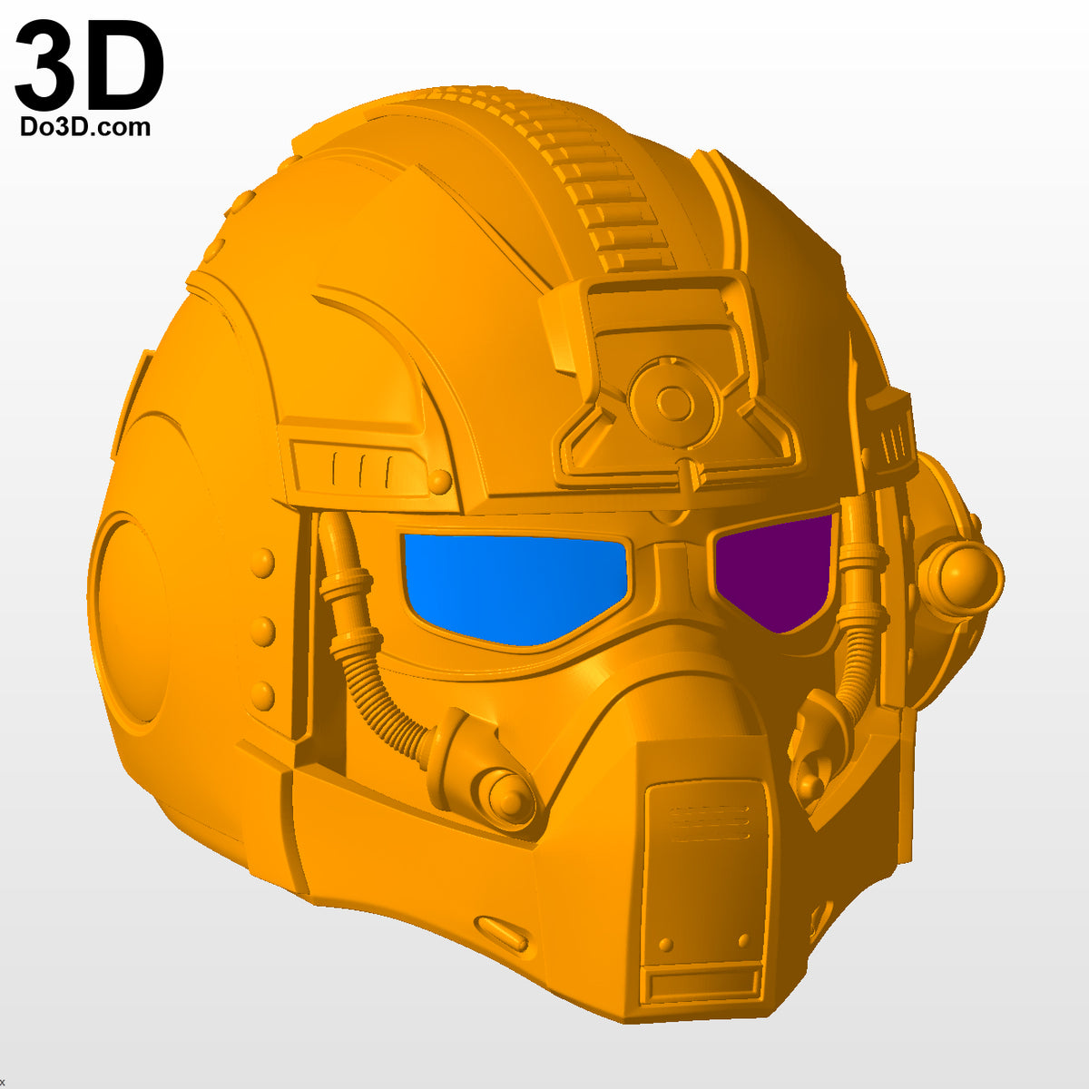Anthony Carmine Helmet From Gears Of War | 3D Model Project #5557