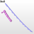 Katana Demon Slayer Inosuke Hashibira Sword | 3D Printable Model #IN25