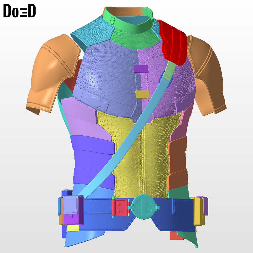 Deadpool 3 Torso Armors | 3D Printable Model #DAW31