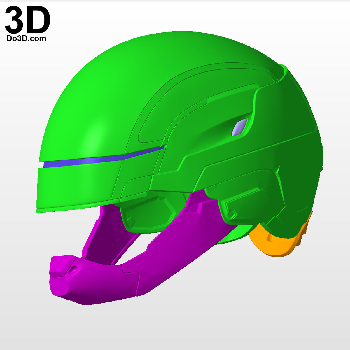 Robocop 2014 Silver Helmet | 3D Printable Model Print File STL #R14