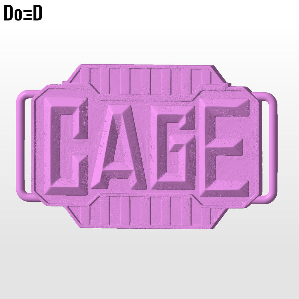 Johnny Cage Belt Buckle Mortal Kombat Movie 2 3D Printable Model STL File #JKB38