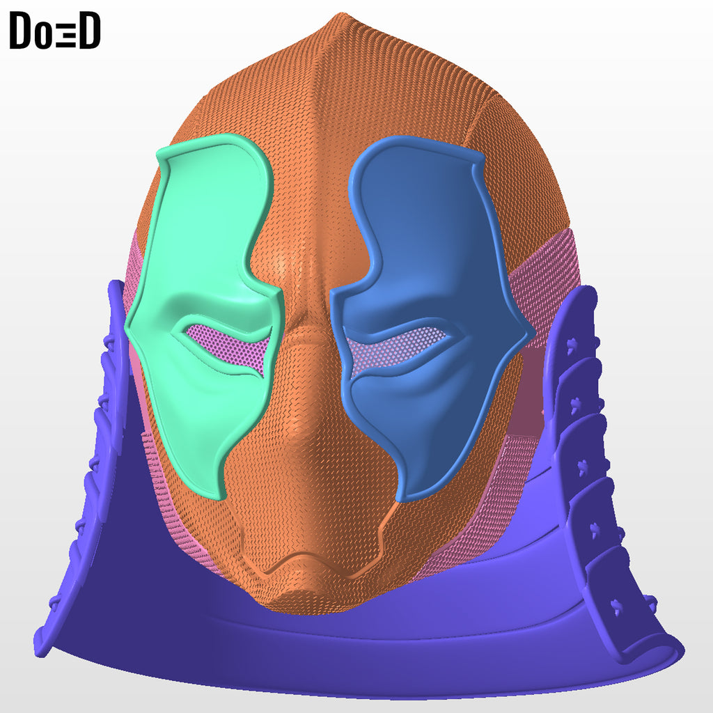 Samurai Deadpool Variant helmet | 3D printable model file #SD371