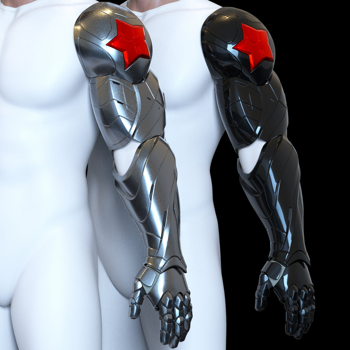 Winter Soldier Rivals Arm / Bucky's Prostatic Arm 3D Printable Model STL #WB87
