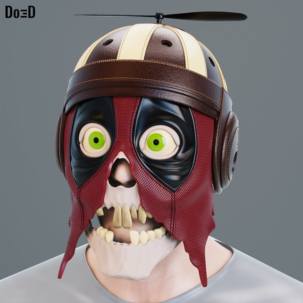 Headpool Helmet | 3D Printable File #HP62