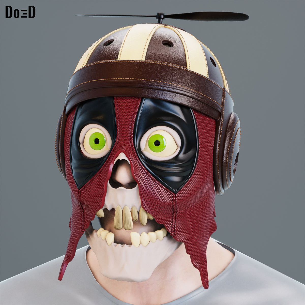 Headpool Helmet | 3D Printable File #HP62