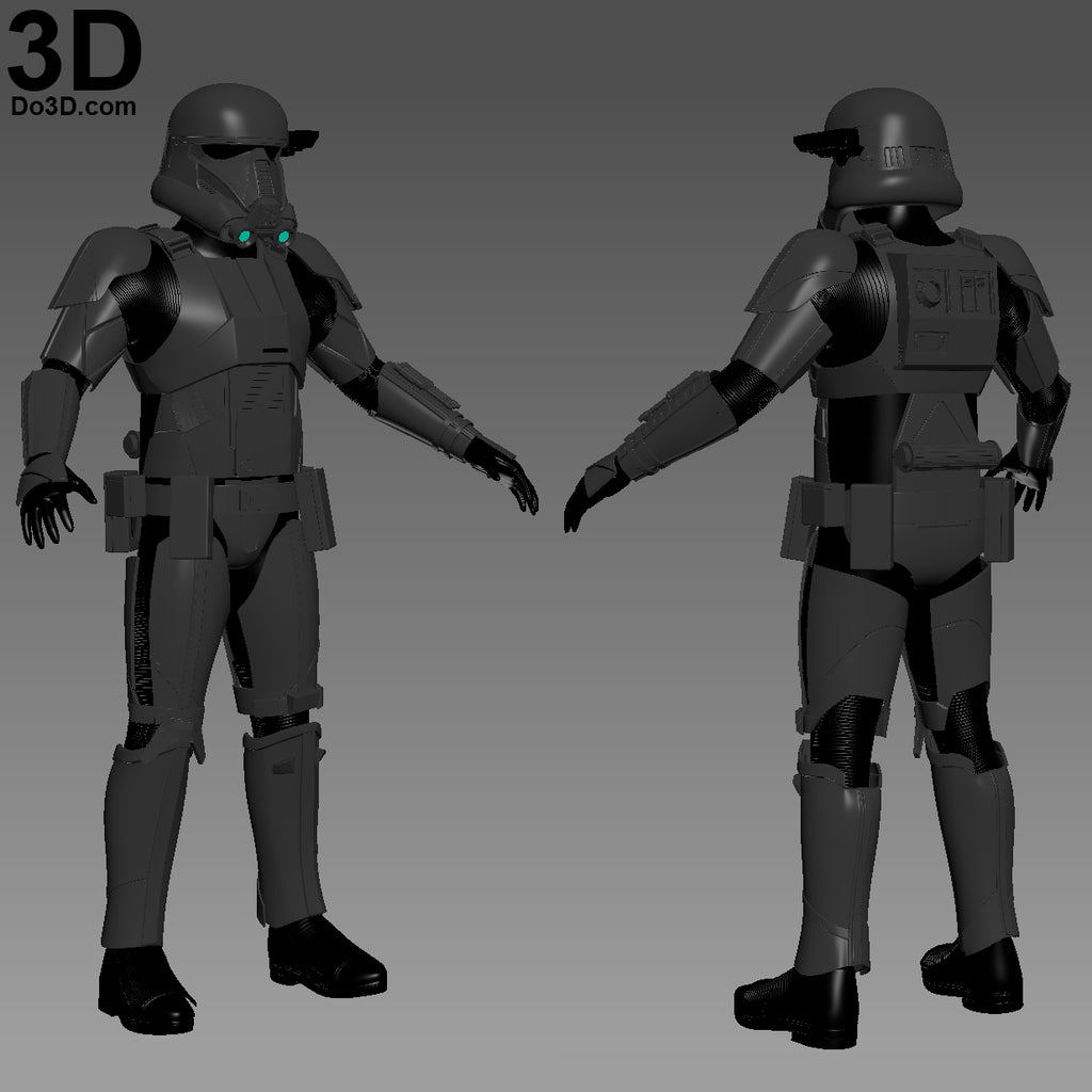 Imperial Death Trooper Armor Star Wars | 3D Printable Model #1198