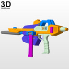 Gundam RX 178 MK II Gun, Blaster, High-energy Beam Rifle, 3D Model Project #3537