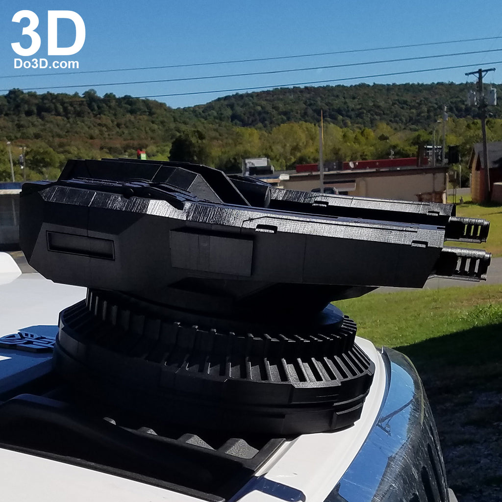 Batmobile BVS Cannon Machine Gun / Blaster | 3D Model Project #823