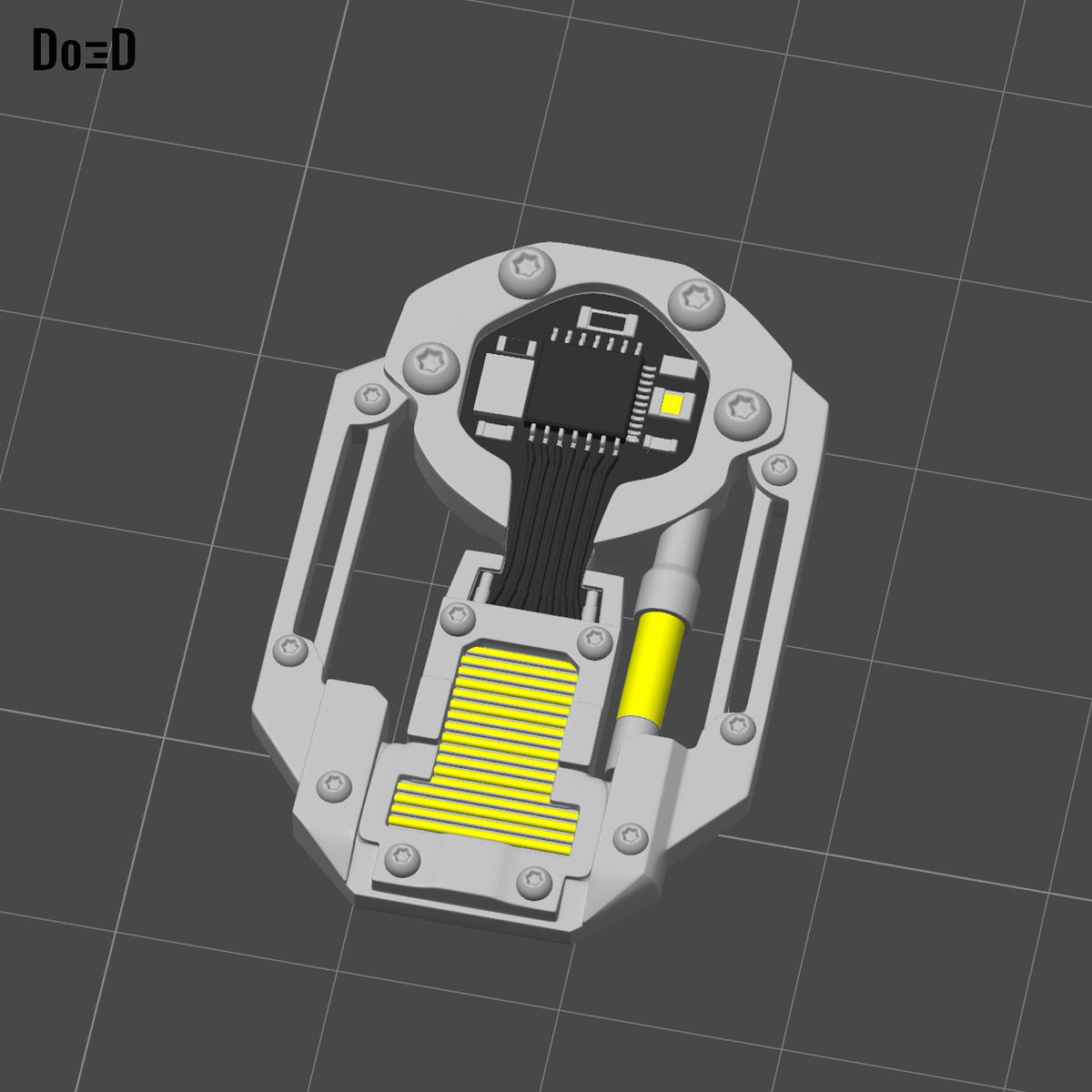 Mutant Inhibitor Chip Spider-Man Brand New Day 3D Printable Model STL File #SM7