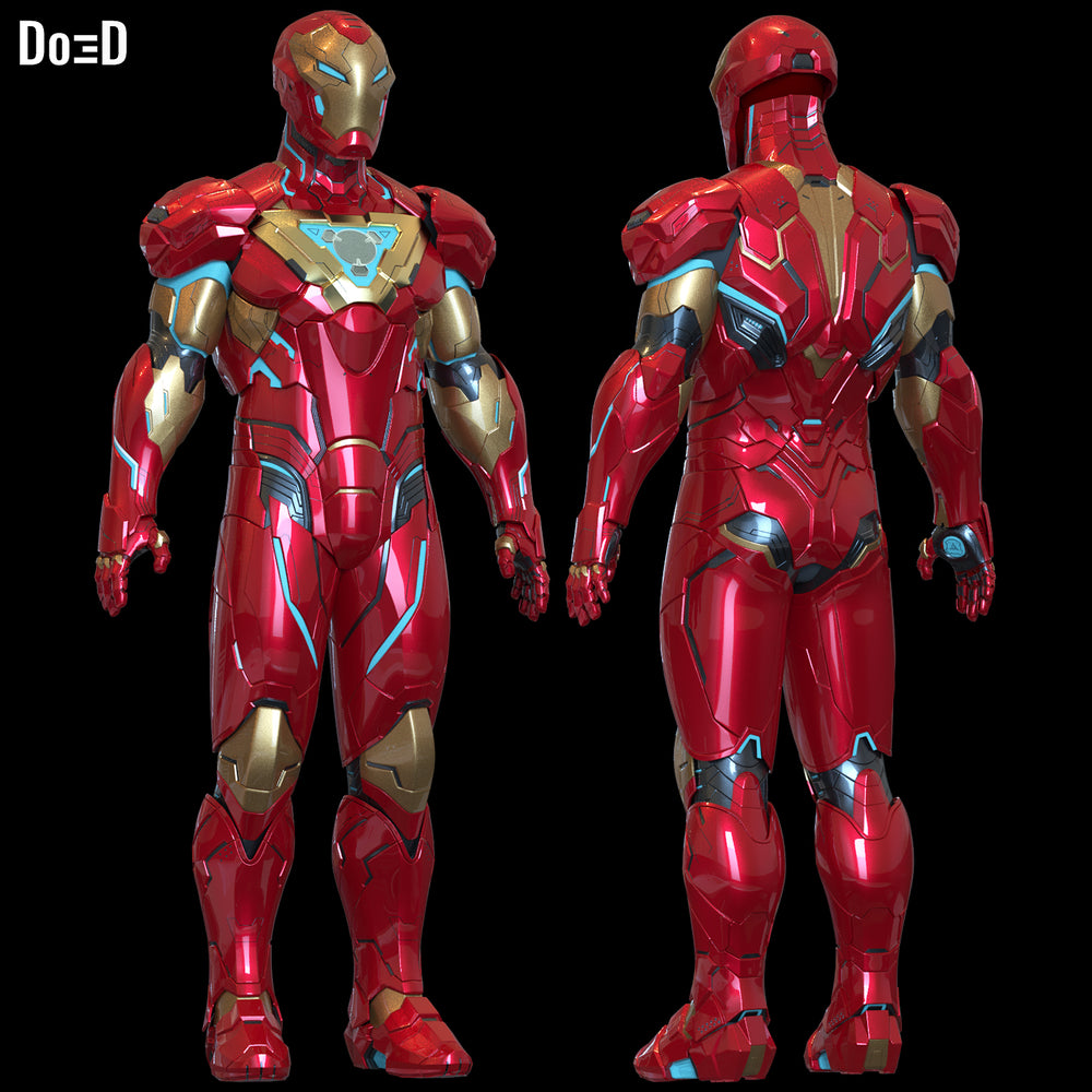 Iron Man Rivals finished full-body armor