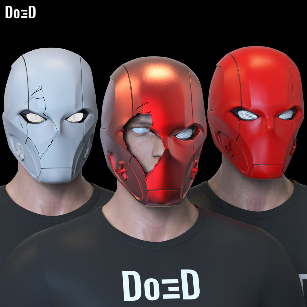 Red Hood Titans Helmet Jason Todd | 3D Printable Model Print File STL #R91