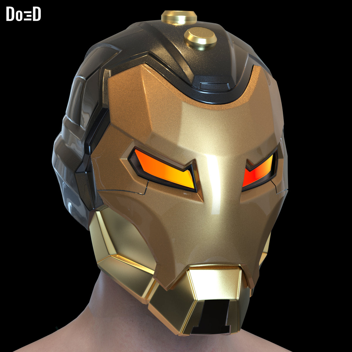 Steam Power Helmet Iron Man Steampunk Rivals | 3D Printable Model #SP29
