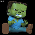 Angry Baby Zombie Statue Life Size or Any Scale Minecraft Movie 3D Model STL #BZ
