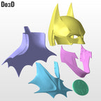 Batman 2023 Cowl Michael Keaton Helmet The Flash 3D Printable Model File STL #B1