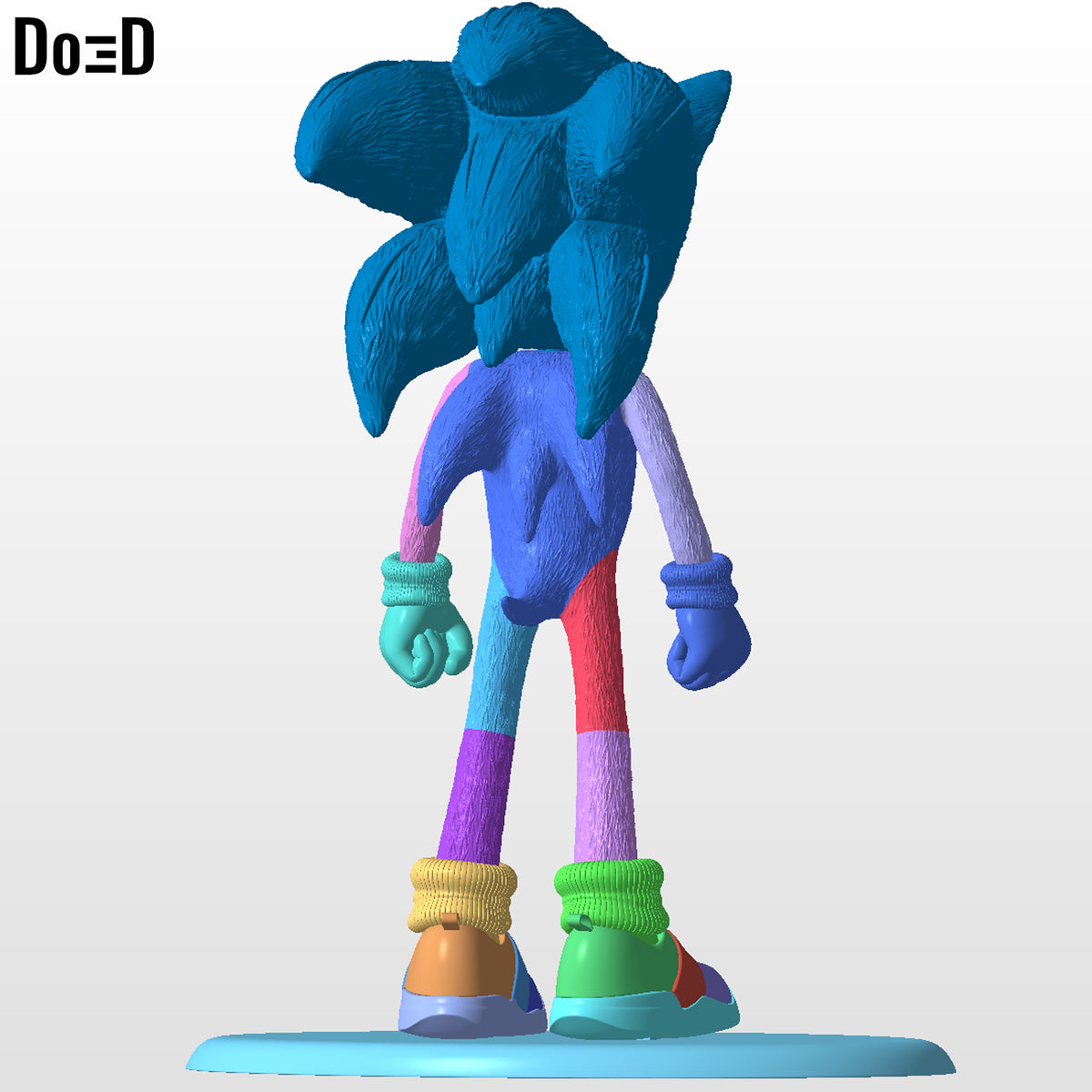 Sonic 3 Statue | 3D Printable Model #SS04