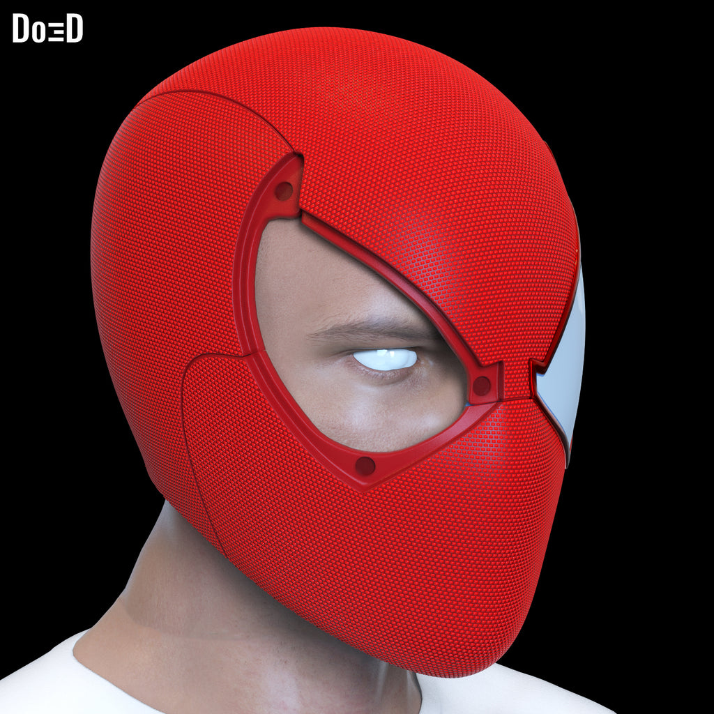 Scarlet Spider-Man Helmet | 3D Printable Model #SS29