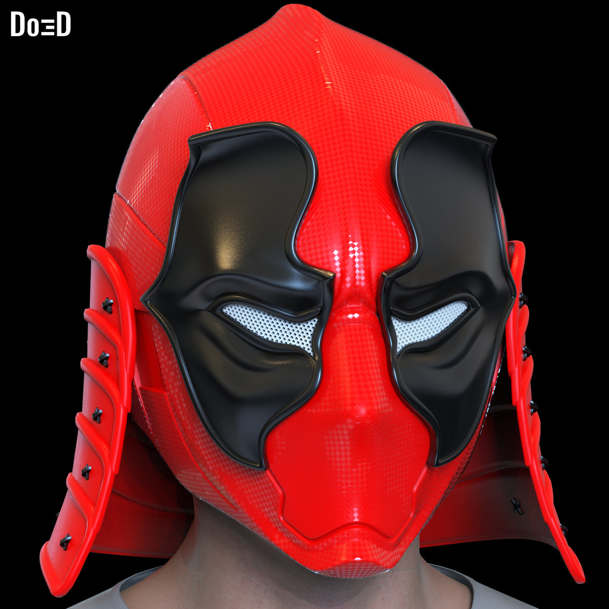 Samurai Deadpool Variant helmet | 3D printable model file #SD371