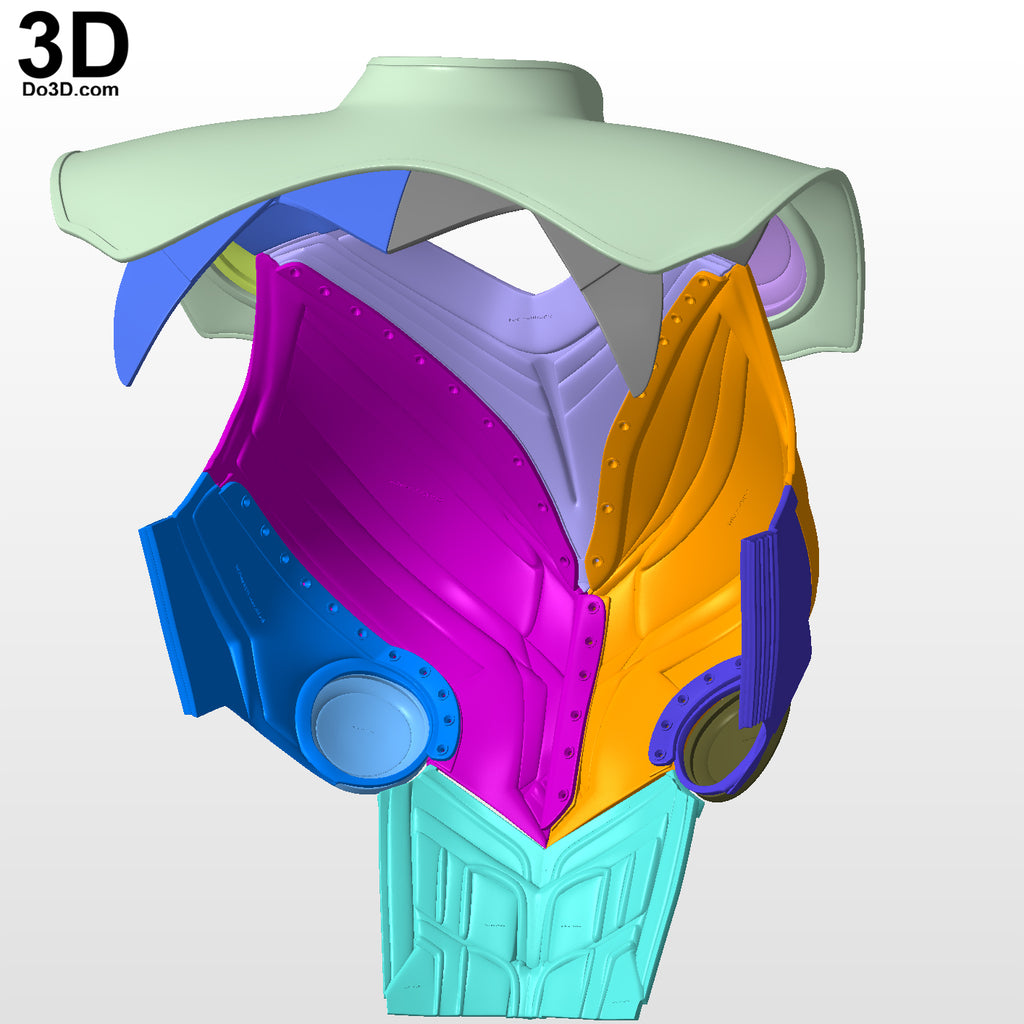 Mighty Thor Love & Thunder Full Armors Helmet 3D Printable Model STL File #MT29