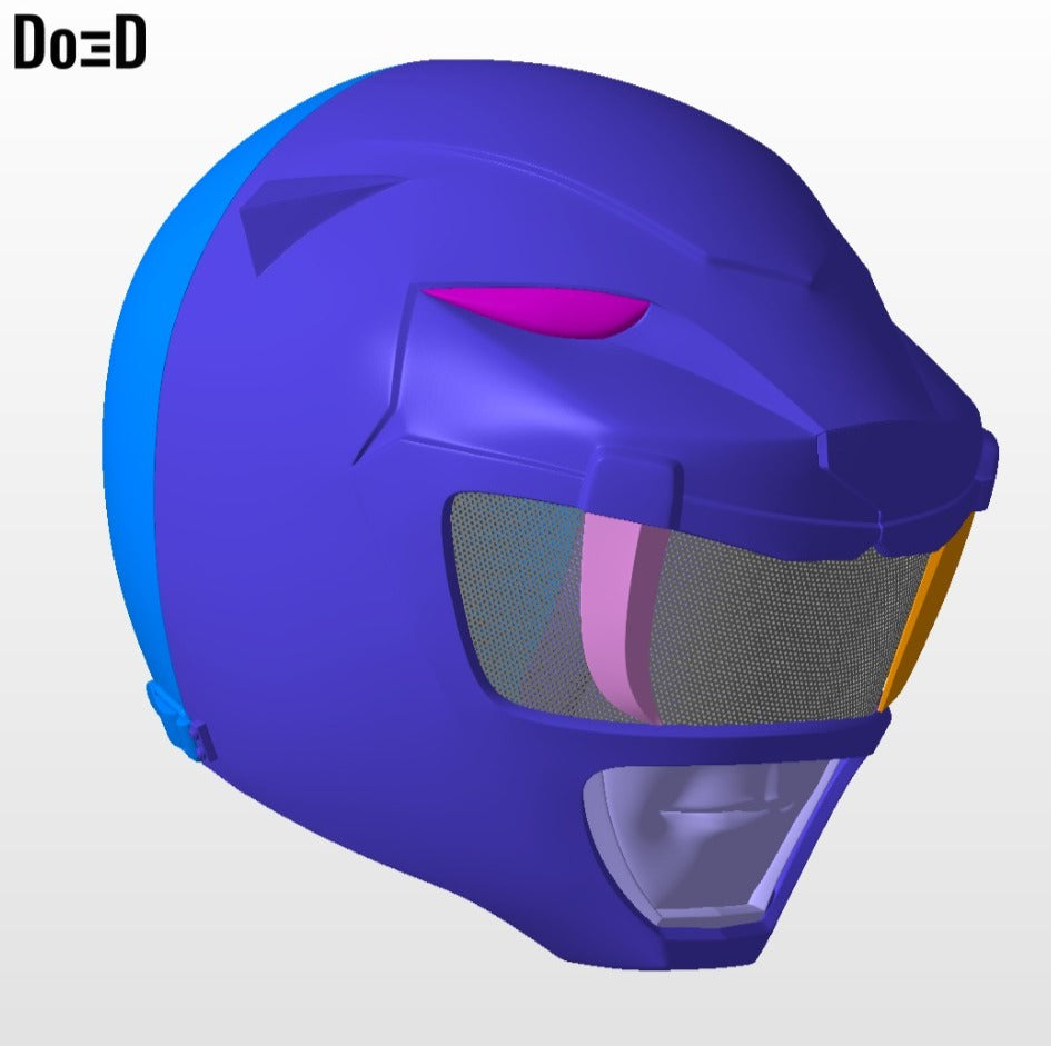 Yellow Ranger Classic Helmet Mighty Morphin Power Rangers MMPR 3D Model #2736