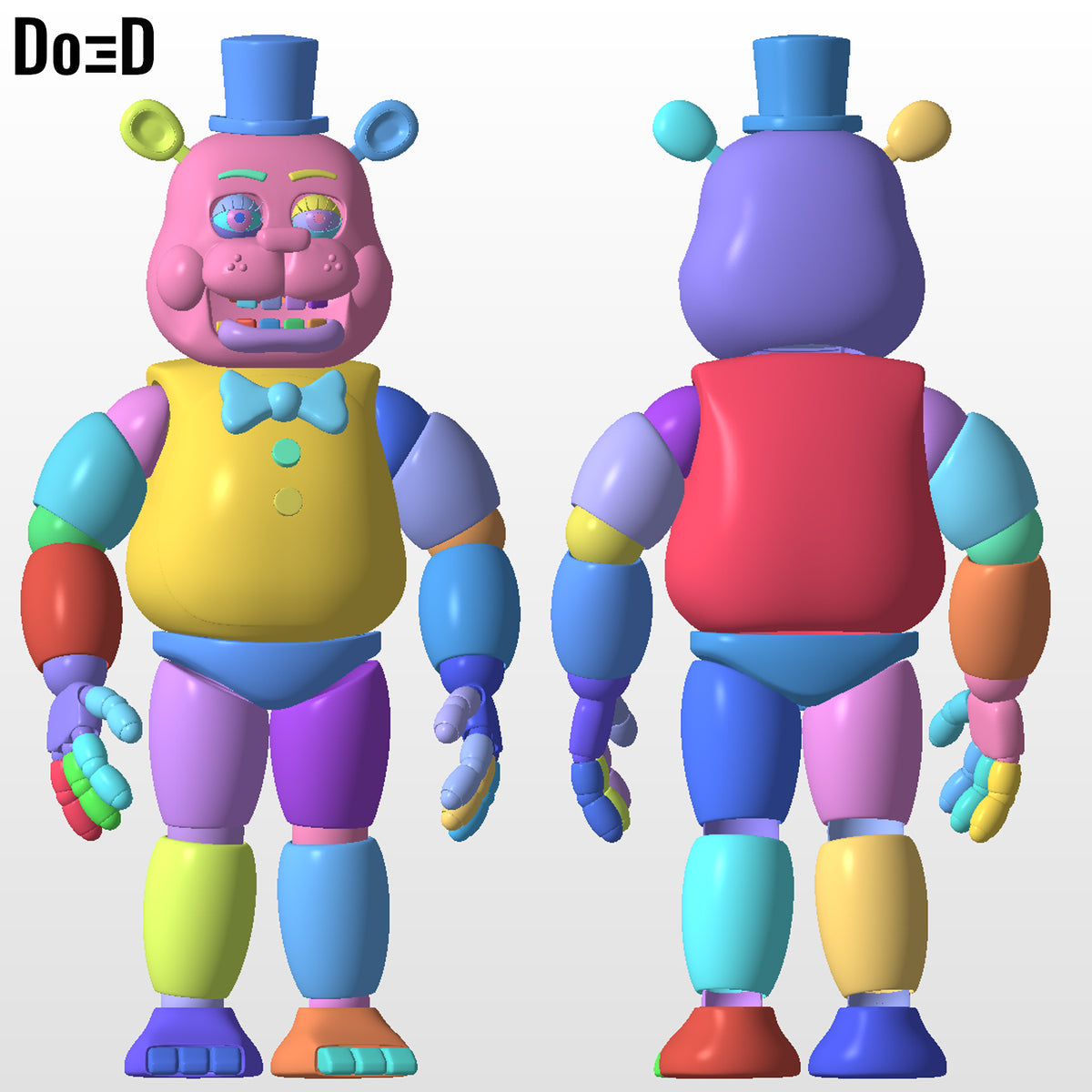 Toy Freddy Fazbear Armor Five Nights At Freddy's 2 | 3D Printable Model #FF25