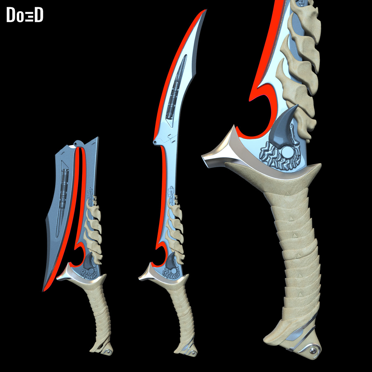 Dek's Sword Predator Badlands 3D Printable Model STL File #SPB128