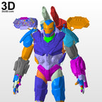 3D Print Model: Avengers Endgame' Iron Patriot Armor Suit File Format STL #6147