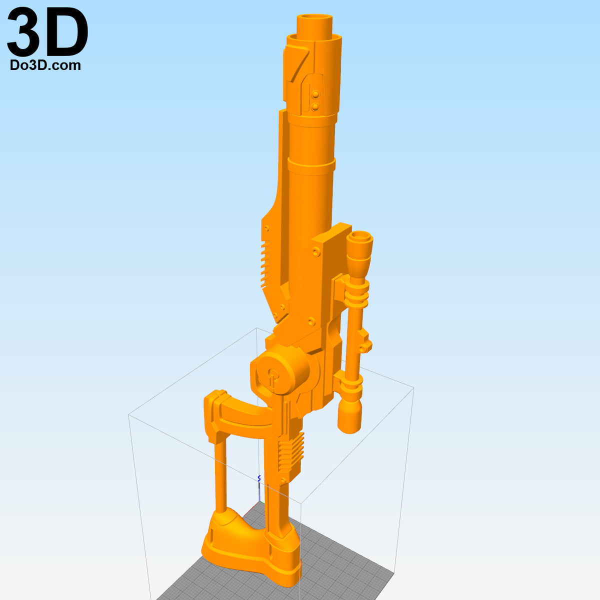 Boba Fett Variant Star Wars Blaster Rifle Gun KAI Arts | 3D Model Project #3822