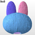 Labubu Wearable Helmet 3D Printable Model STL File #LB112